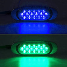 Load image into Gallery viewer, 16LED 24V Truck LED Side Marker Light Position Clearance Lights Trailer Explosive Flashing Light
