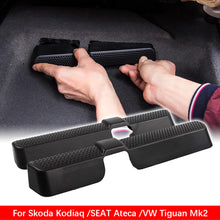 Load image into Gallery viewer, 2pcs Car Under Seat Air Vent Outlet Covers Air Conditioner Duct Exhaust Dustproof Seat Floor Mounting Auto Accessories For VW Touran Tiguan Skoda
