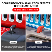 Load image into Gallery viewer, 2Pcs Car Accessories Silicone Front Bumper Tow Hook Cover Towball Hook Cushion Protector For Jeep Wrangler JK JL Gladiator JT 2007-2023
