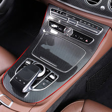 Load image into Gallery viewer, 2Pcs/Set Car Center Console Gear Panel Frame Gear Shift Panel Cover Trim For Mercedes Benz E-Class W213 2016-2018 Accessorie
