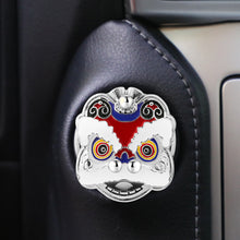 Load image into Gallery viewer, Car Interior One Touch Start Button Cover Chinese Style Lucky Lion Engine Ignition Start Decor Sticker Accessories
