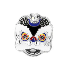 Load image into Gallery viewer, Car Interior One Touch Start Button Cover Chinese Style Lucky Lion Engine Ignition Start Decor Sticker Accessories
