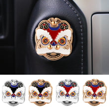 Load image into Gallery viewer, Car Interior One Touch Start Button Cover Chinese Style Lucky Lion Engine Ignition Start Decor Sticker Accessories
