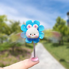 Load image into Gallery viewer, Cartoon Car Interior Shaking Head Flower Ornament Decoration Shake Head Decor Double-sided Tape
