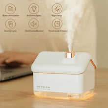 Load image into Gallery viewer, Snow House Aroma Diffuser USB Input Air Humidifier Essential Oil Diffusers with LED Light Ultrasonic Fragrance Aromatherapy Humidifiers For Home
