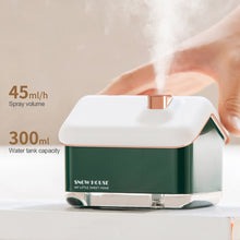 Load image into Gallery viewer, Snow House Aroma Diffuser USB Input Air Humidifier Essential Oil Diffusers with LED Light Ultrasonic Fragrance Aromatherapy Humidifiers For Home
