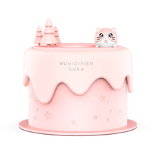 Load image into Gallery viewer, Cat Cake Aroma Diffuser USB Input Air Humidifier Essential Oil Diffusers with LED Light Ultrasonic Fragrance Aromatherapy Humidifiers For Home
