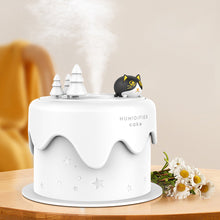 Load image into Gallery viewer, Cat Cake Aroma Diffuser USB Input Air Humidifier Essential Oil Diffusers with LED Light Ultrasonic Fragrance Aromatherapy Humidifiers For Home
