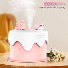 Load image into Gallery viewer, Cat Cake Aroma Diffuser USB Input Air Humidifier Essential Oil Diffusers with LED Light Ultrasonic Fragrance Aromatherapy Humidifiers For Home
