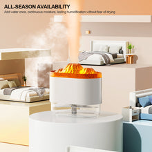 Load image into Gallery viewer, Mini Volcano Humidifier with Light Household Small Silent Pregnant Baby Bedroom Aromatherapy Machine Office Desktop Air Purification Spray Aromatherapy
