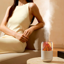 Load image into Gallery viewer, Mini Volcano Humidifier with Light Household Small Silent Pregnant Baby Bedroom Aromatherapy Machine Office Desktop Air Purification Spray Aromatherapy
