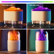 Load image into Gallery viewer, Mini Volcano Humidifier with Light Household Small Silent Pregnant Baby Bedroom Aromatherapy Machine Office Desktop Air Purification Spray Aromatherapy
