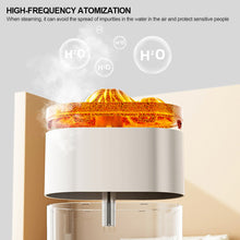 Load image into Gallery viewer, Mini Volcano Humidifier with Light Household Small Silent Pregnant Baby Bedroom Aromatherapy Machine Office Desktop Air Purification Spray Aromatherapy
