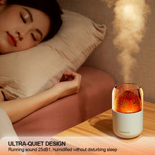 Load image into Gallery viewer, Mini Volcano Humidifier with Light Household Small Silent Pregnant Baby Bedroom Aromatherapy Machine Office Desktop Air Purification Spray Aromatherapy
