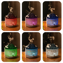 Load image into Gallery viewer, Mini Volcano Aroma Diffuser Air Humidifier with Flame Essential Oil Diffusers with LED Light Mist Maker Ultrasonic Fragrance Aromatherapy Humidifiers For Home
