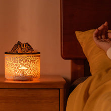 Load image into Gallery viewer, Mini Volcano Aroma Diffuser Air Humidifier with Flame Essential Oil Diffusers with LED Light Mist Maker Ultrasonic Fragrance Aromatherapy Humidifiers For Home
