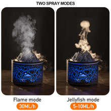 Load image into Gallery viewer, Mini Volcano Aroma Diffuser Air Humidifier with Flame Essential Oil Diffusers with LED Light Mist Maker Ultrasonic Fragrance Aromatherapy Humidifiers For Home
