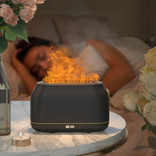 Load image into Gallery viewer, Aroma Diffuser Air Humidifier with Flame Effect Lamp Essential Oil Diffusers Mist Maker Ultrasonic Fragrance Aromatherapy Humidifiers For Home

