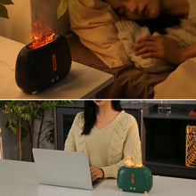Load image into Gallery viewer, 7 light Colors Aroma Diffuser Air Humidifier with Flame Effect Lamp Essential Oil Diffusers Mist Maker Ultrasonic Fragrance Aromatherapy Humidifiers For Home

