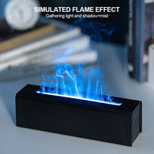 Load image into Gallery viewer, 7 Color Flame Aroma Diffuser Air Humidifier with LED Lamp USB Essential Oil Diffusers Fragrance Aromatherapy Humidifiers For Home

