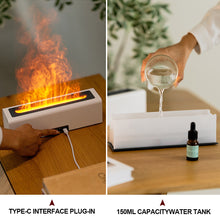 Load image into Gallery viewer, 7 Color Flame Aroma Diffuser Air Humidifier with LED Lamp USB Essential Oil Diffusers Fragrance Aromatherapy Humidifiers For Home
