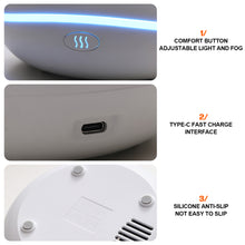 Load image into Gallery viewer, 7 Color Flame Aroma Diffuser Air Humidifier with LED Light USB Input Essential Oil Flame Lamp Humidifier 200ml
