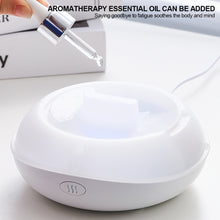 Load image into Gallery viewer, 7 Color Flame Aroma Diffuser Air Humidifier with LED Light USB Input Essential Oil Flame Lamp Humidifier 200ml
