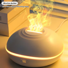 Load image into Gallery viewer, 7 Color Flame Aroma Diffuser Air Humidifier with LED Light USB Input Essential Oil Flame Lamp Humidifier 200ml
