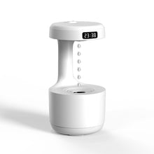 Load image into Gallery viewer, Anti-gravity Air Humidifier USB Air Purifier with Light Suspended Water Led Clock Display Quiet Desktop Air Humidifier 800ml
