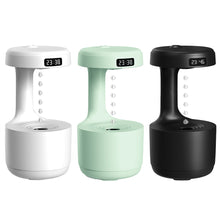 Load image into Gallery viewer, Anti-gravity Air Humidifier USB Air Purifier with Light Suspended Water Led Clock Display Quiet Desktop Air Humidifier 800ml
