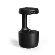 Load image into Gallery viewer, Anti-gravity Air Humidifier USB Air Purifier with Light Suspended Water Led Clock Display Quiet Desktop Air Humidifier 800ml
