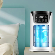 Load image into Gallery viewer, Mini Air Conditioner Timing Air Cooler Fan with Light USB Air Cooling Fan Office Desktop Fan Moisturizing Fan
