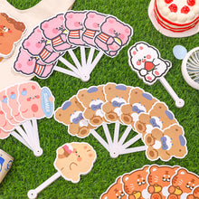 Load image into Gallery viewer, Cute Cartoon Folding Fan Children Holding Portable Fan Girls Summer Handheld Fan

