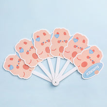Load image into Gallery viewer, Cute Cartoon Folding Fan Children Holding Portable Fan Girls Summer Handheld Fan
