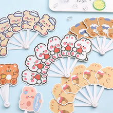 Load image into Gallery viewer, Cute Cartoon Folding Fan Children Holding Portable Fan Girls Summer Handheld Fan
