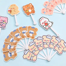 Load image into Gallery viewer, Cute Cartoon Folding Fan Children Holding Portable Fan Girls Summer Handheld Fan
