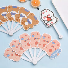 Load image into Gallery viewer, Cute Cartoon Folding Fan Children Holding Portable Fan Girls Summer Handheld Fan
