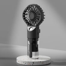 Load image into Gallery viewer, USB Rechargeable Mini Humifier Fan Portable Mist Cooler Fan Handheld Powerful Spray Fan Humidification Outdoor Office Fan
