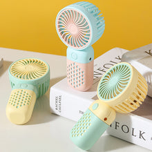 Load image into Gallery viewer, USB Rechargeable Mini Handheld Fan Portable Summer Pocket Fan Outdoor Handy Fan Students Fan
