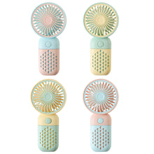 Load image into Gallery viewer, USB Rechargeable Mini Handheld Fan Portable Summer Pocket Fan Outdoor Handy Fan Students Fan
