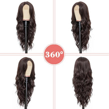 Load image into Gallery viewer, Long Curly Hair Large Wave Front Lace Wig Women's Synthetic Wig Set Elegant Long Curly Women Wig False Hair Cover
