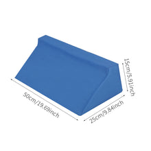 Load image into Gallery viewer, Triangle Cushion R-shaped Turning Pillow for The Elderly R-shaped Side Body Position Cushion High-density Sponge Cushion
