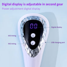 Load image into Gallery viewer, Portable Nail Art Handheld Phototherapy Machine with LED Display Fast Charging and Drying Wireless Nail Art Lamp
