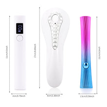 Load image into Gallery viewer, Portable Dryer Machine UV Nail Lamp USB Rechargeable UV LED Nail Quick Drying Light Handheld Manicure Lamp For Gel Varnish Tools
