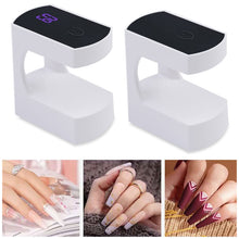 Load image into Gallery viewer, Portable Mini Nail Drying Lamp LED Lamp Nail Dryer UV Lamp Manicure Gel Nail Polish Dryer Household Travel with USB Cable
