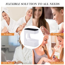 Load image into Gallery viewer, Portable Mini Nail Drying Lamp LED Lamp Nail Dryer UV Lamp Manicure Gel Nail Polish Dryer Household Travel with USB Cable
