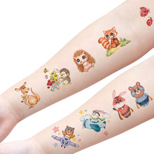 Load image into Gallery viewer, Sparkling Powder Tattoo Sticker Waterproof Animal Ocean Children's Tattoo Sticker Cute Animals Tattoo Stickers
