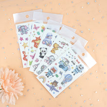 Load image into Gallery viewer, Sparkling Powder Tattoo Sticker Waterproof Animal Ocean Children's Tattoo Sticker Cute Animals Tattoo Stickers
