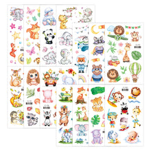 Load image into Gallery viewer, Sparkling Powder Tattoo Sticker Waterproof Animal Ocean Children's Tattoo Sticker Cute Animals Tattoo Stickers
