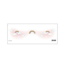 Load image into Gallery viewer, Creative Rainbow Cloud Waterproof Facial Tattoo Stickers Party Simulated Concert Facial Makeup Tattoo Stickers
